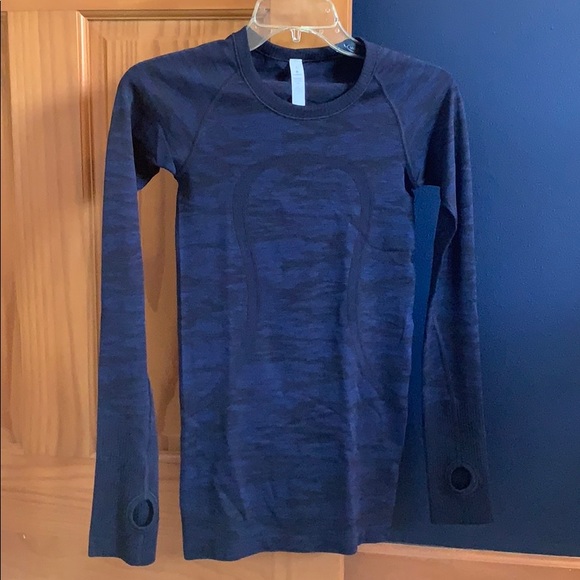 lululemon athletica Tops - NWOT Navy Camo Swiftly Tech Long Sleeve Lululemon